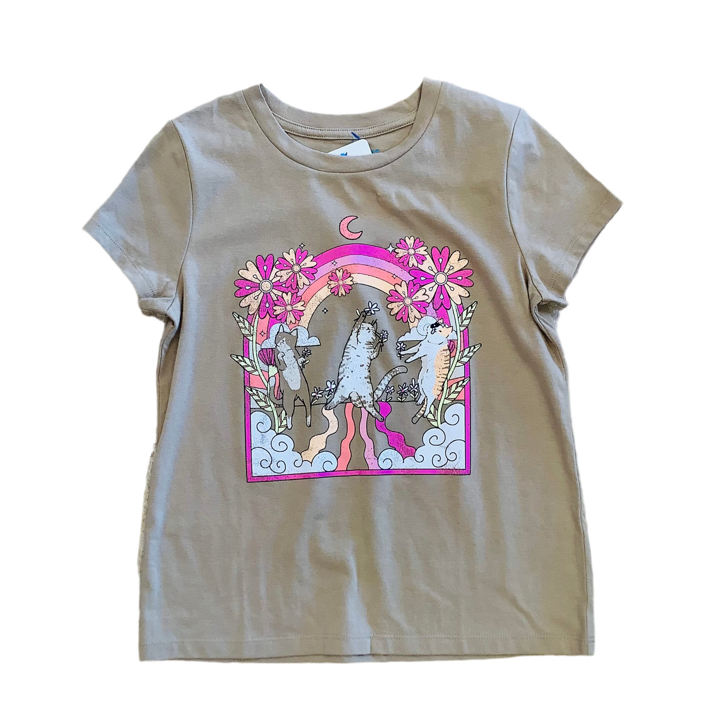 Thereabouts 10/12 cat tee