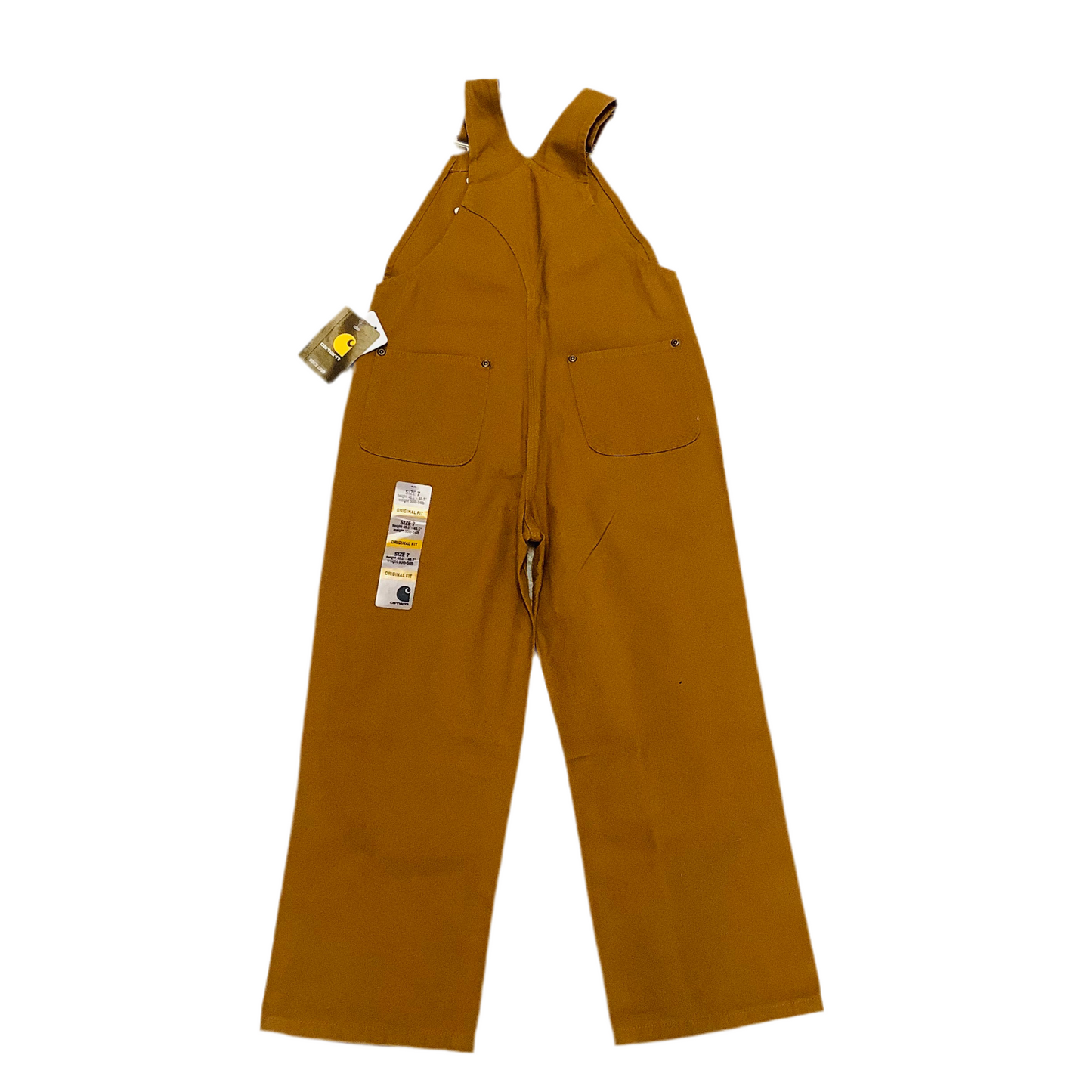 Carhartt size 7 boys overalls NWT