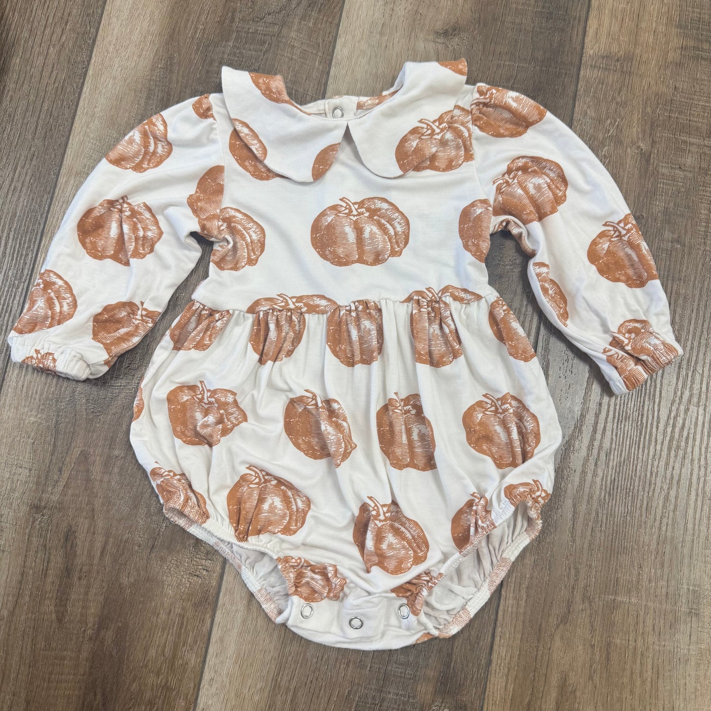 Kate Quinn Girls Pumpkin Long Sleeve 6-12m