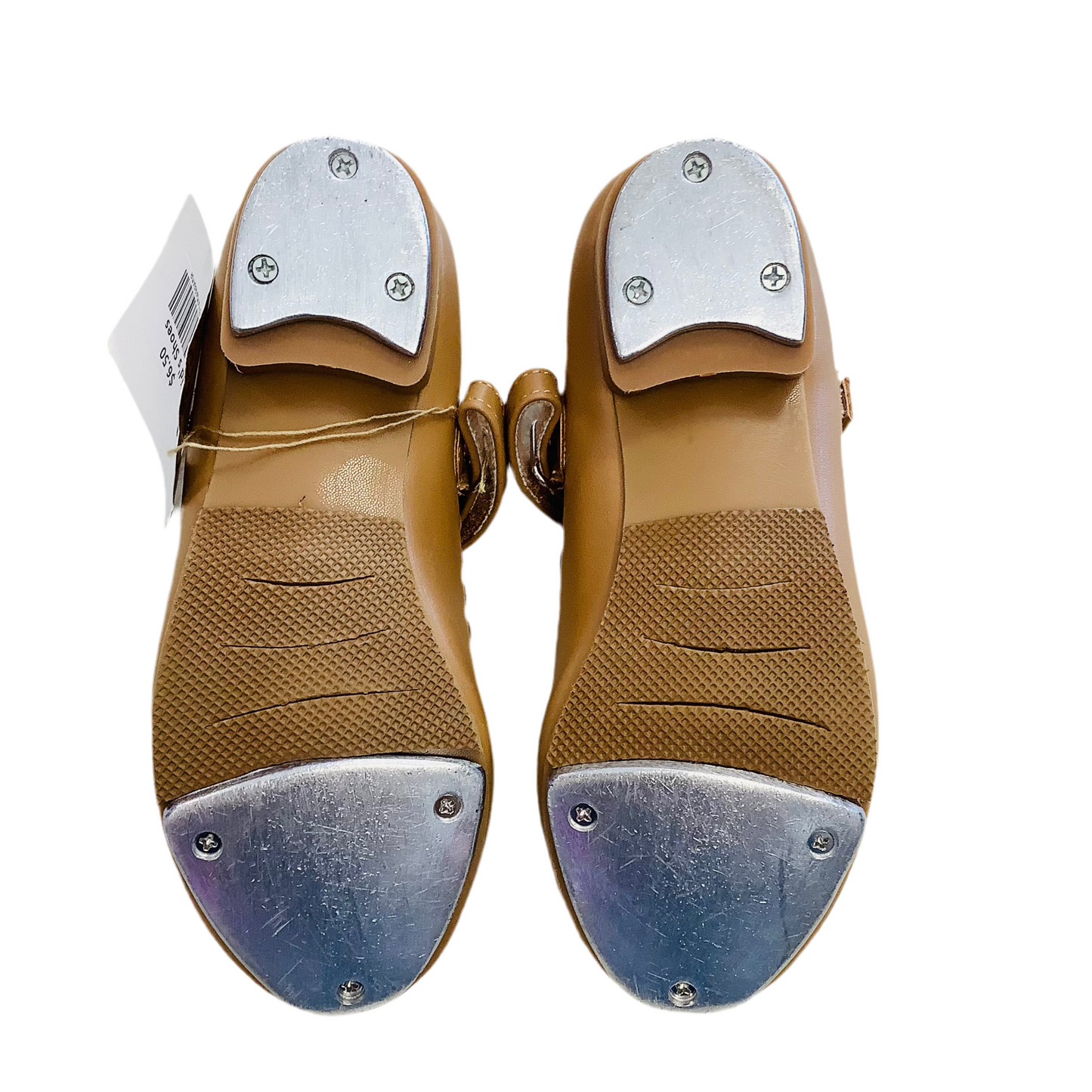 Stelle Girls size 12 tap shoes tan