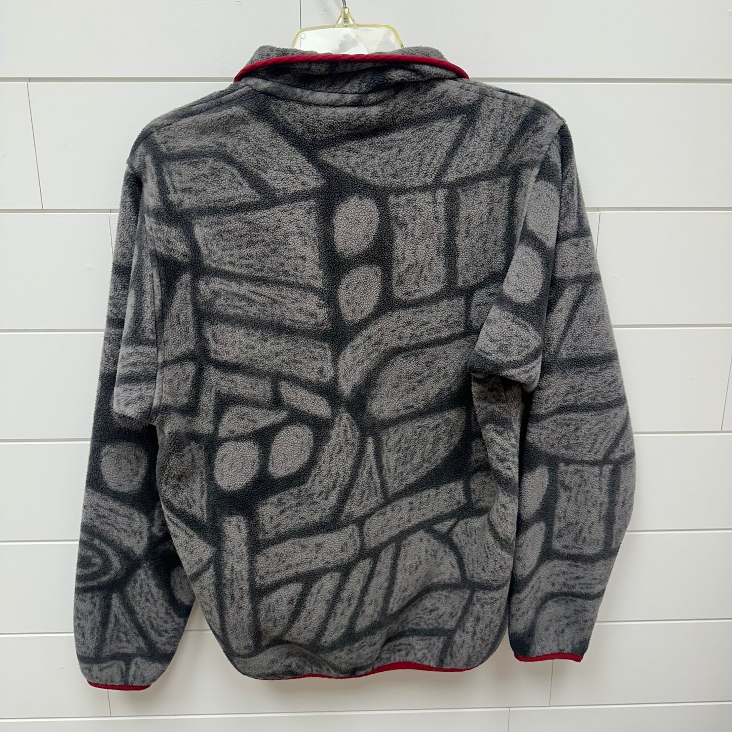 Patagonia Small Synchilla Grey/Red Pullover