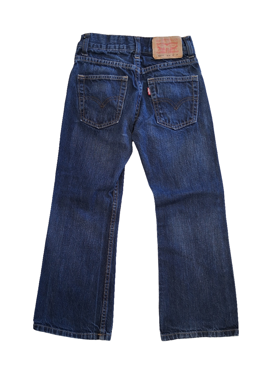 Levi's 527 bootcit boys size 8 slim jeans