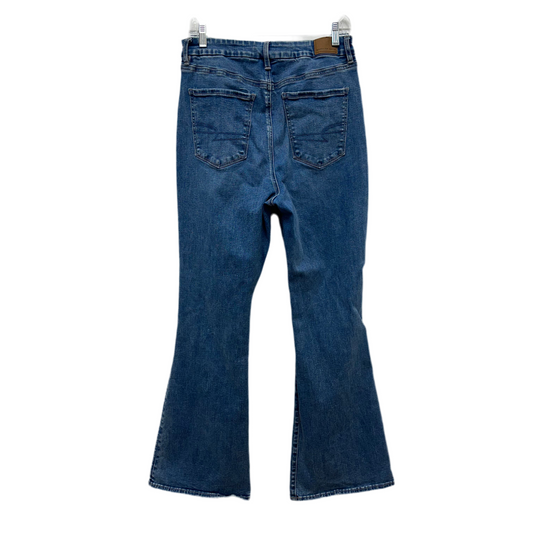 American Eagle 12 Flare Distressed Jeans