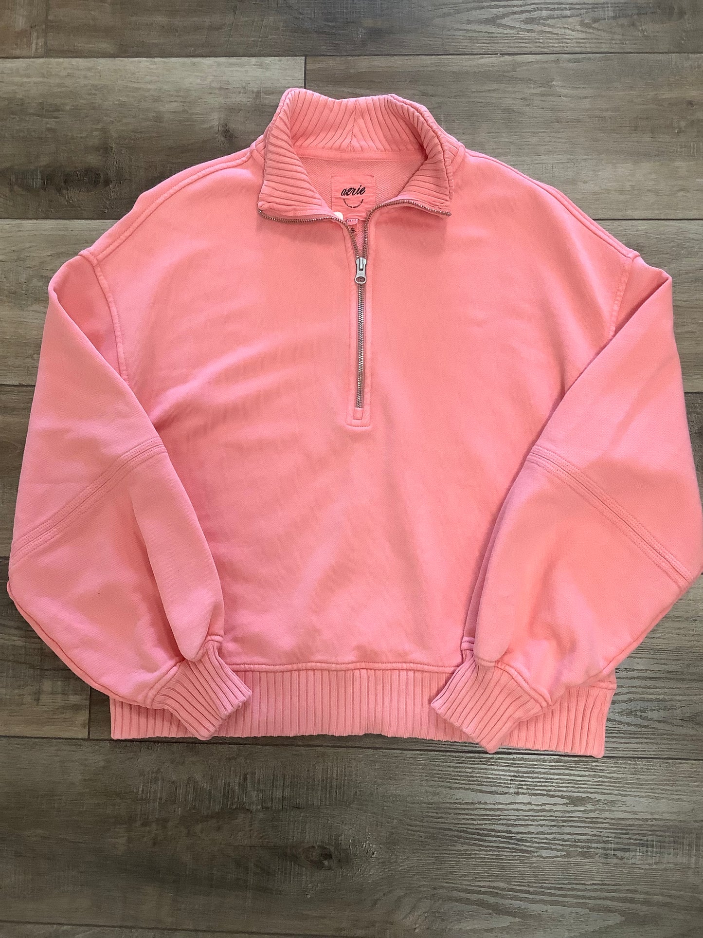 XS Aerie Salmon Pink Sweat Shorts Set