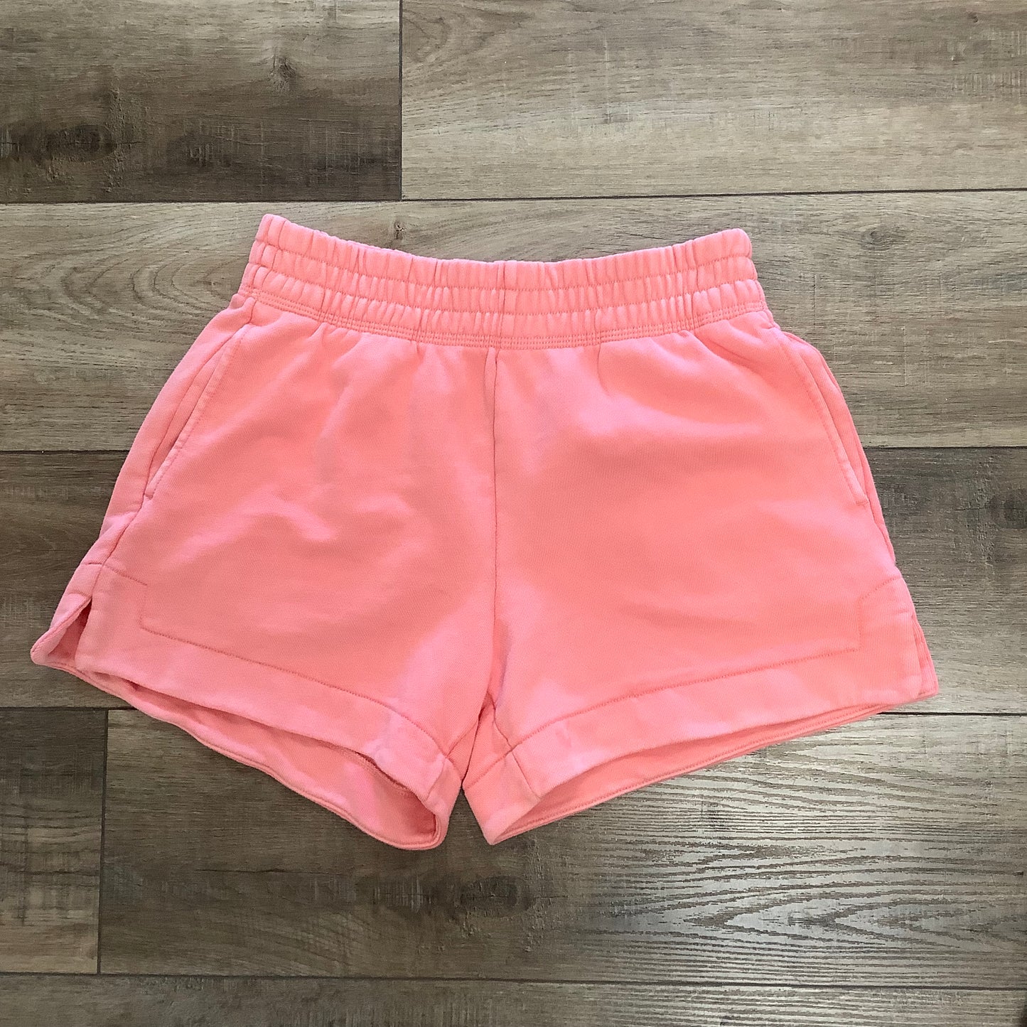 XS Aerie Salmon Pink Sweat Shorts Set