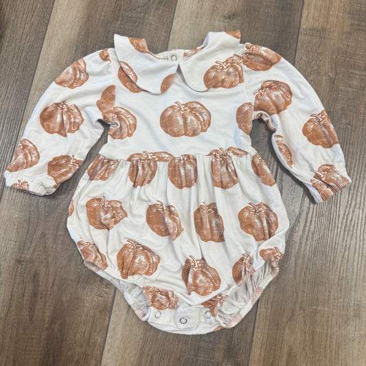 Kate Quinn Girls Pumpkin Long Sleeve 6-12m