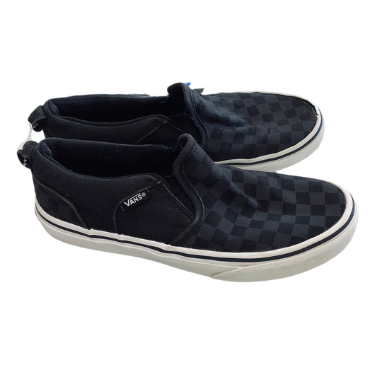 Vans size 3 black/grey
