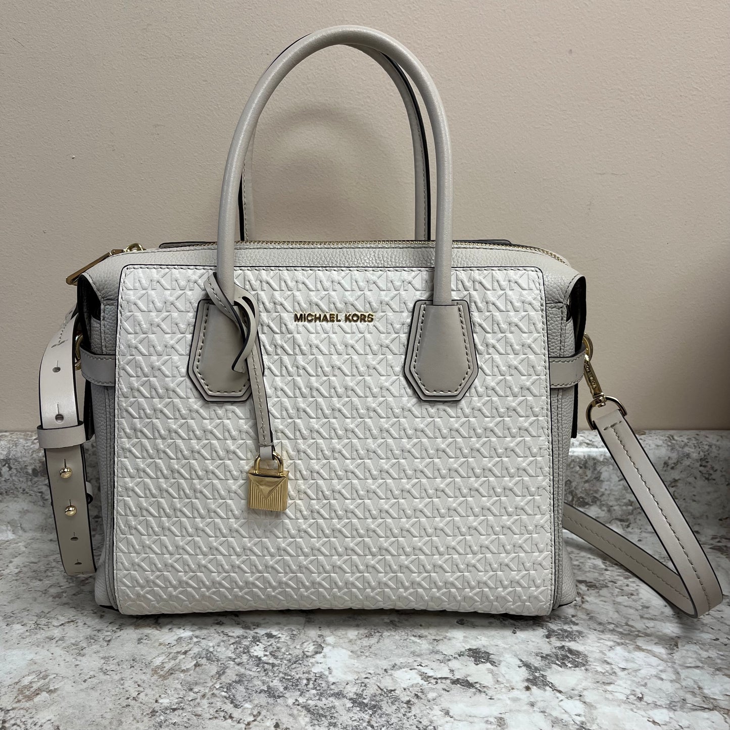 Michael Kors Mercer Satchel Purse and Wallet Set!