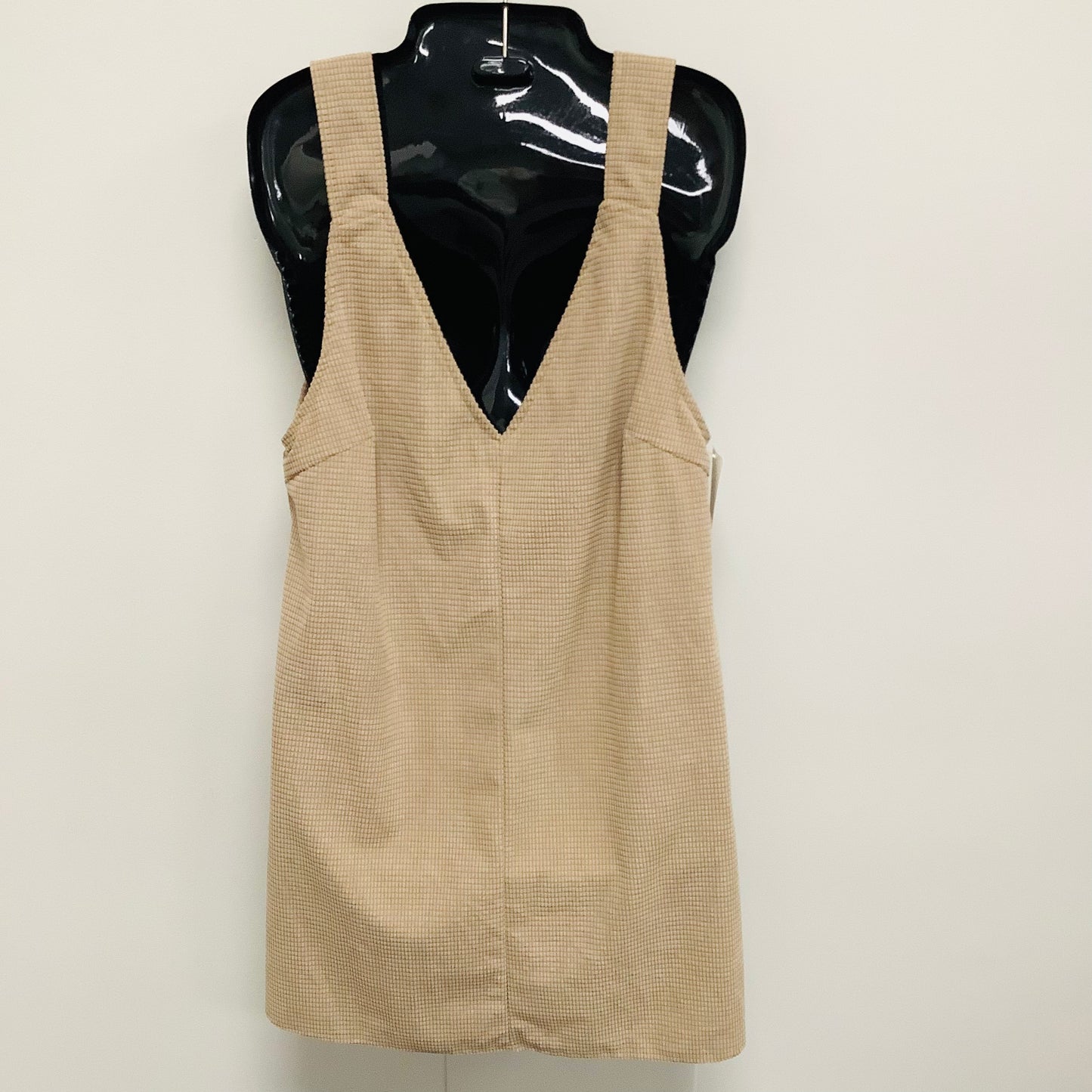 Small Tan corduroy romper dress