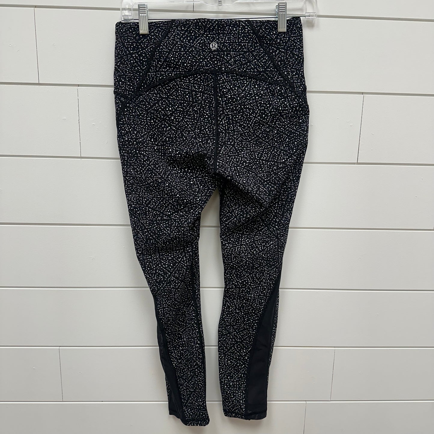 Lululemon 8 Black w/ White Polka Dots Leggings