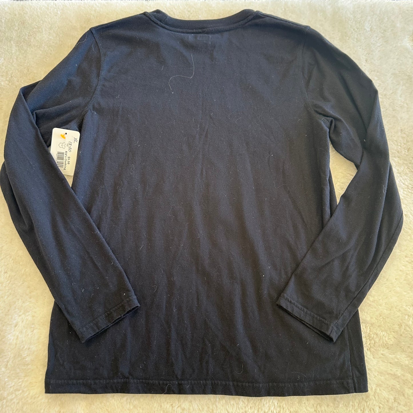 Kids Thereabouts XL(18/20) Black Video Game Top