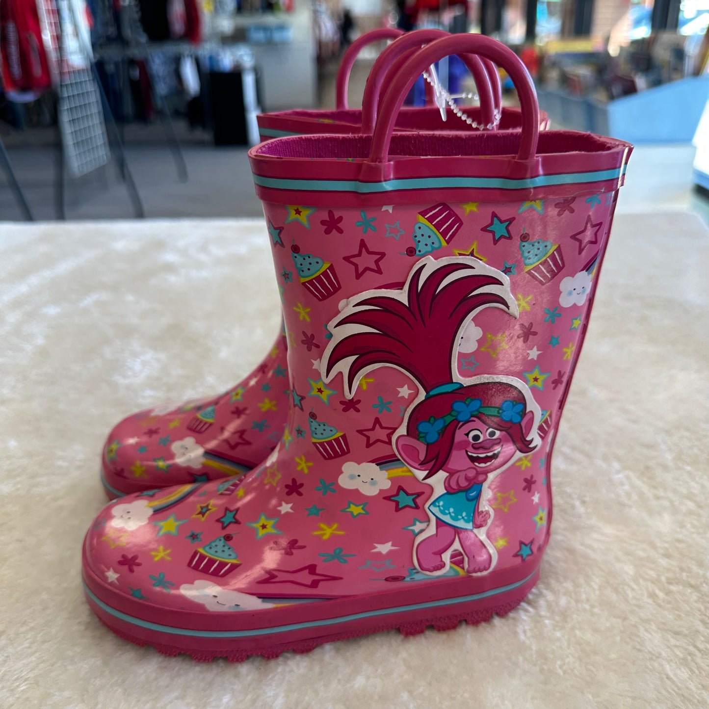 Kids Trolls 10 Poppy Rain Boots