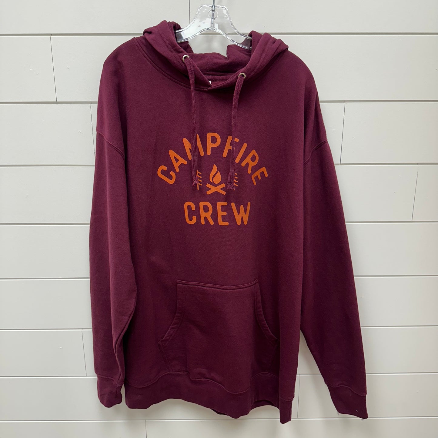 “Campfire Crew” 2XL Purple/Orange Hoodie