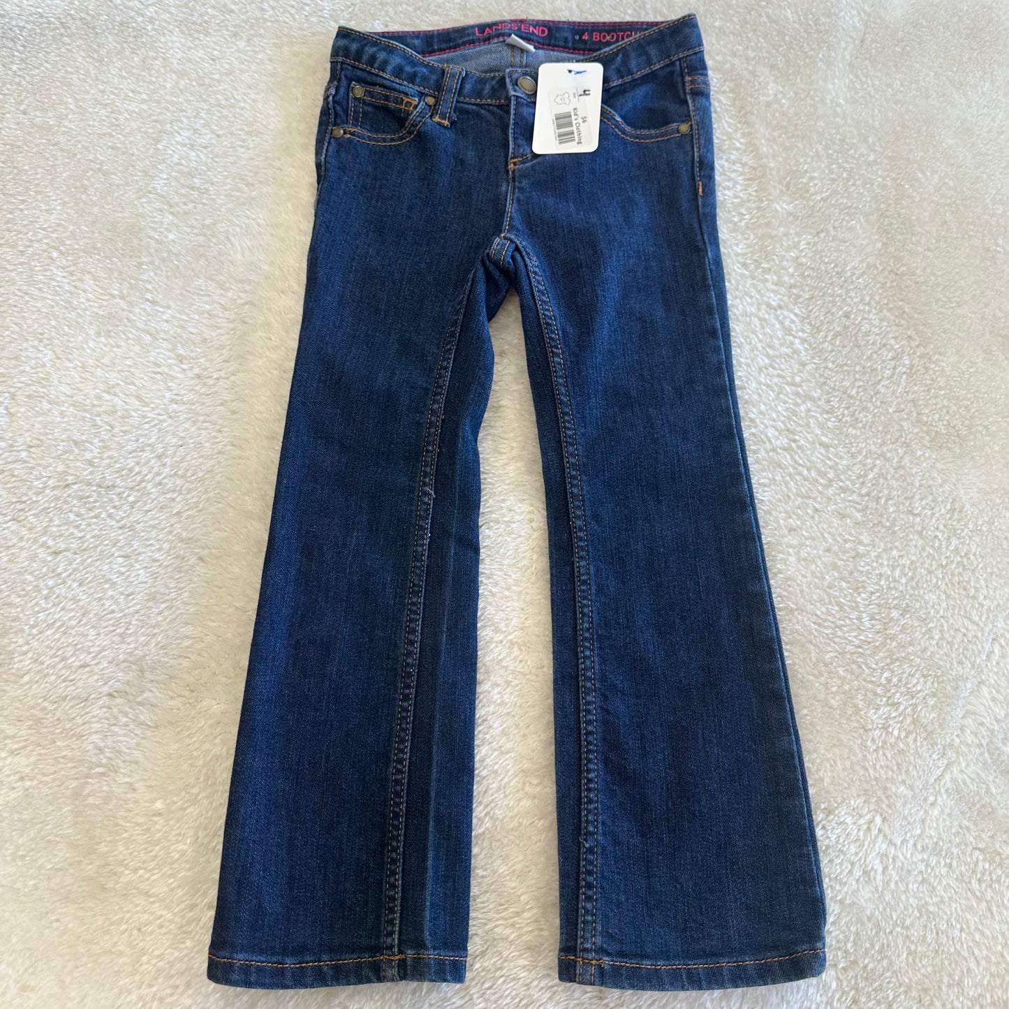 Kids Lands’ End 4 Bootcut Jeans