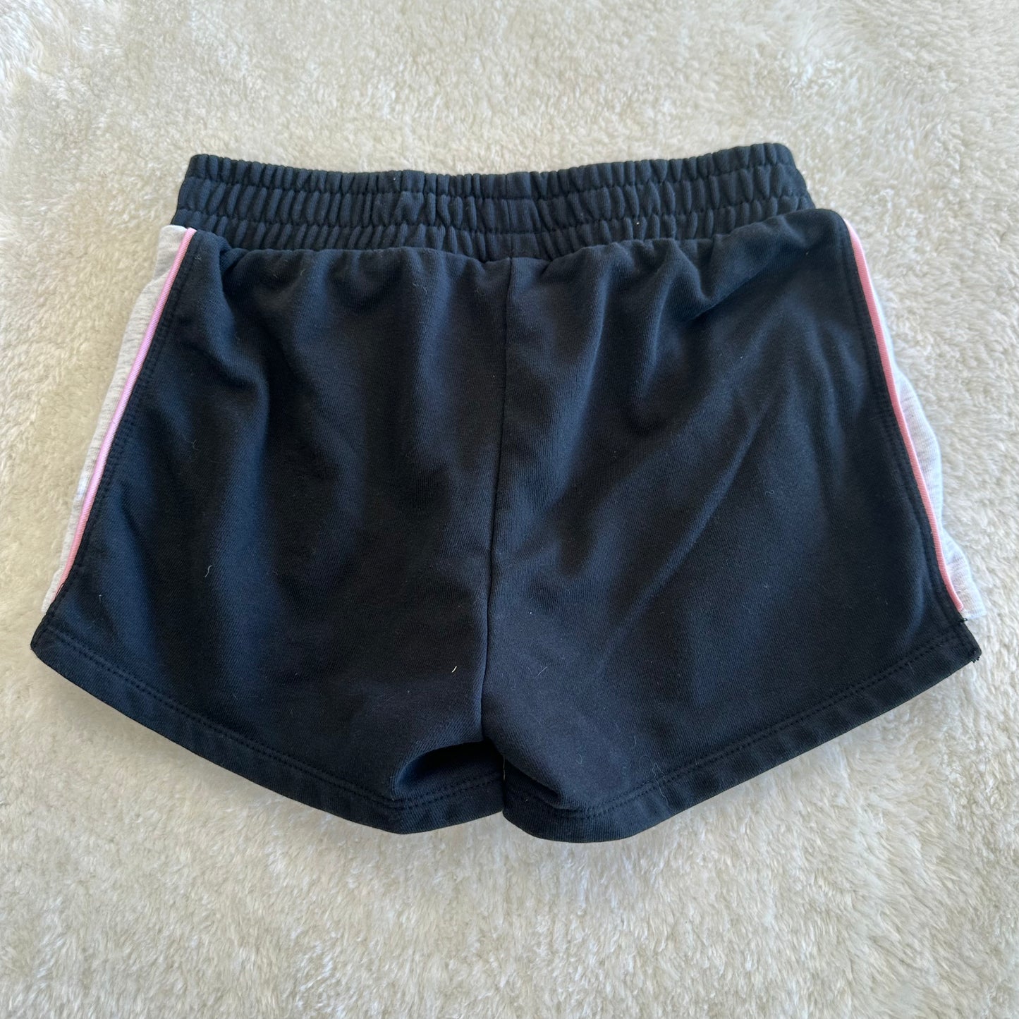 Kids Puma 8-10 Black/Grey/Pink Shorts