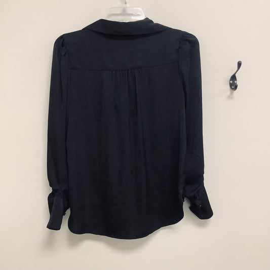 Banana Republic XS flowy dress shirt black