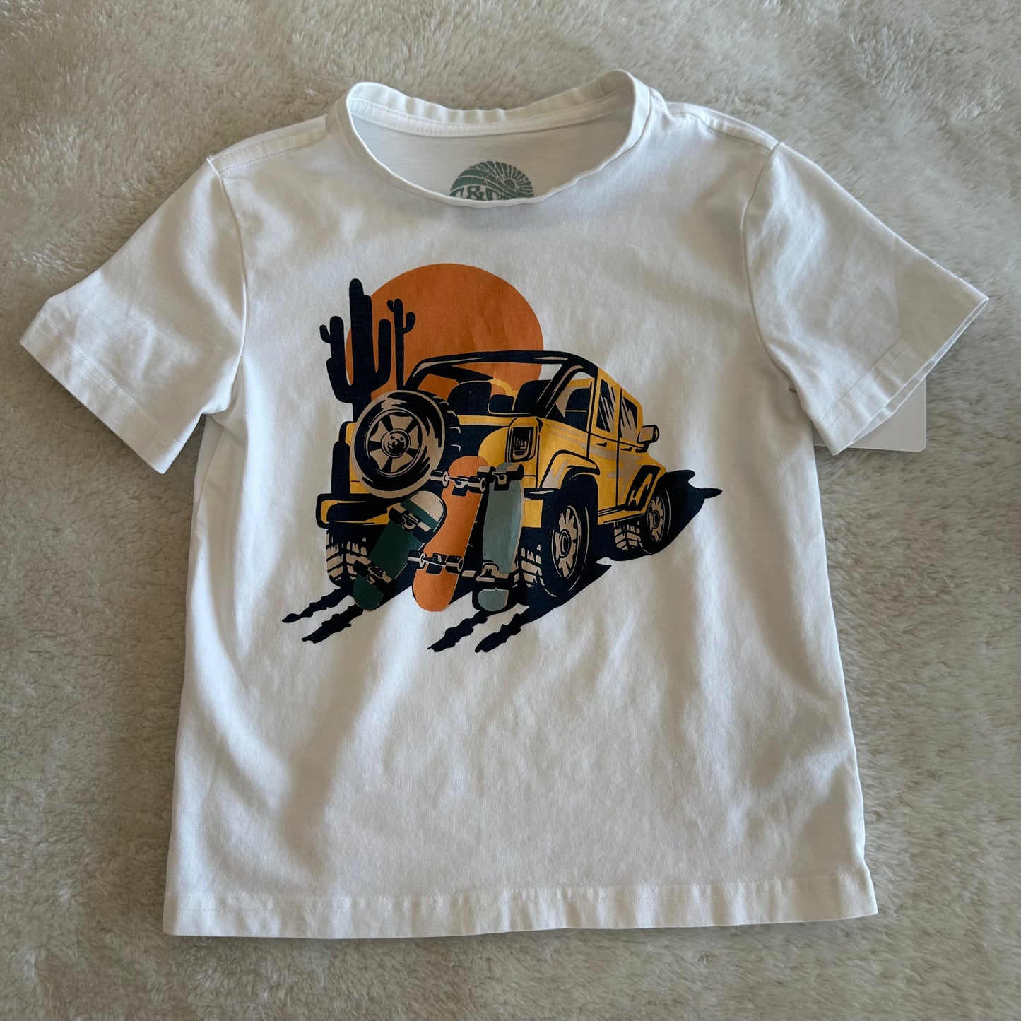 C&C California S(5/6) White Multicolor Jeep Top