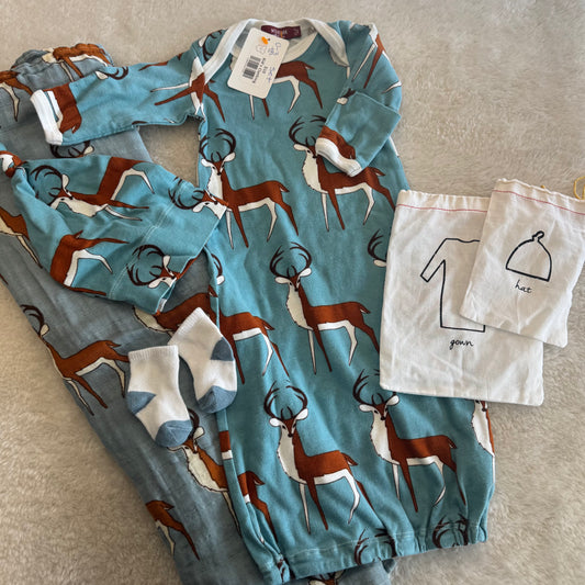 KIDS- Baby Boy 0-3m 4pc Set