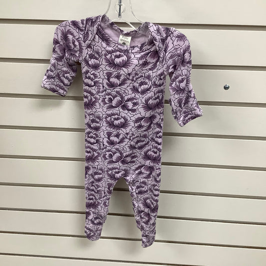 Kate Quinn purple newborn onesie