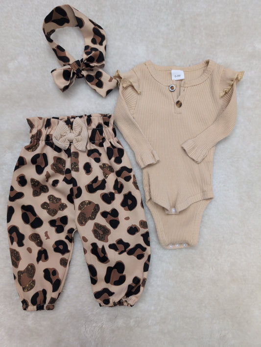 Baby Girl 0-3 Month 3 piece Outfit